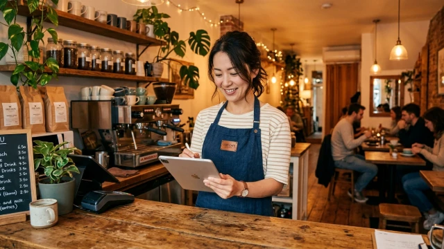 地域のお店のホームページ制作イメージ